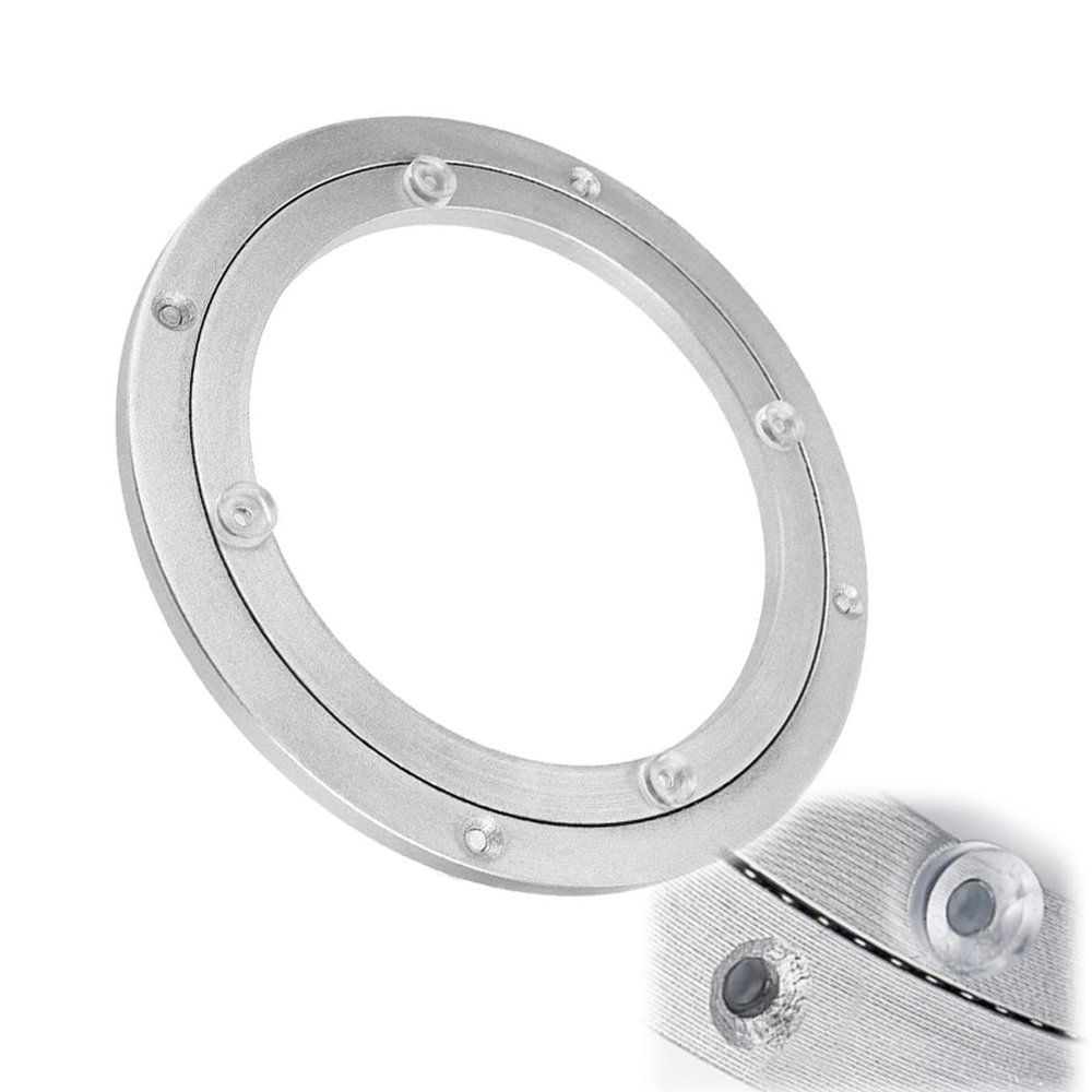 360 Degree Rotating Swivel Plate Heavy Duty Swivel Turntable Round Swivel Plate Hardware Smooth For Dining Table TV Computer Monitor