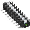 24mm Label Tape Replacement for Brother P Touch TZE-151 Tape, 0.94 Laminated Black on Clear Tze151 Label Marker Tape for Brother Ptouch PTD600 PT-P710BT PTP750W Label Maker Tze Tape, 9 Pack view 1