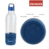Aiwa Water Bottle with Speaker and Earphone Bundle - 400ml Water Bottle with 4 Hour Playtime and Wireless Sports Earphones with Integrated Mic, 10 Hours Playtime for Workout, Camping and Hiking view 2