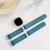 Seleek Replacement Bands Compatible with Fitbit Versa 3 / Versa 4 / Sense/Sense 2, Silicone Adjustable Classic Accessory Wristband Fitness Straps for Women MenSmallSlate+White view 4