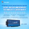 PUSR 8 Ports MQTT Modbus Gateway Support SSL/TLS Edge Computing RS485 Serial to ethernet Converter Device Server USR-N580 view 2