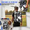 rickyh style Large Baseball Backpack with Fence Hook for Helmet Cleats 2 Bats view 4