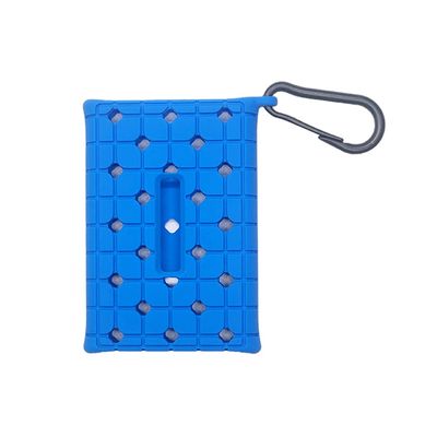 Hard Drive Silicone Protective Case for Samsung T7 Touch Hard Disk Protective Cover Portable SSD PSSD Sleeve Skin Anti-Fall Lightweight Soft Storage Case Cover (T7 Blue)