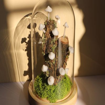 Sofyee Original Small Mushroom, Retro Cute Mushroom lamp, Small Tree Mushroom, Small Mushroom, Handmade Mushroom lamp, Handmade Gift Mushroom lamp (USB Finished Product)