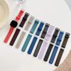 Seleek Replacement Bands Compatible with Fitbit Versa 3 / Versa 4 / Sense/Sense 2, Silicone Adjustable Classic Accessory Wristband Fitness Straps for Women Men LargeBlue+Grey view 4