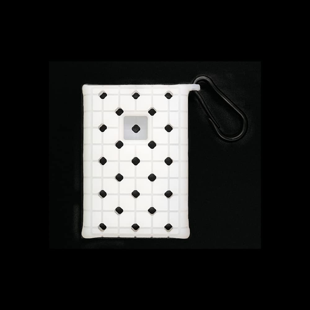 Hard Drive Silicone Protective Case for Samsung T7 Touch Hard Disk Protective Cover Portable SSD PSSD Sleeve Skin Anti-Fall Lightweight Soft Storage Case Cover (T7 Touch White)