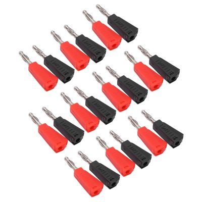 20pcs Banana Socket, Banana Plug Socket Connector Kit, Stable Connector Terminals for Industrial Equipment - 4mm Hole Size, Good Electrical Conductivity