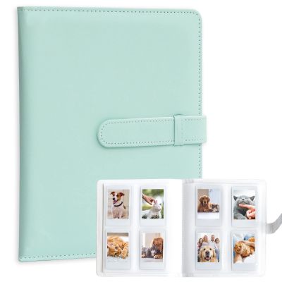 128 Pockets Mini Photo Album for Fujifilm Instax Mini Camera, Polaroid Snap, Z2300, SocialMatic Instant Cameras & Zip Instant Printer (Mint)