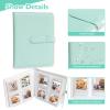 128 Pockets Mini Photo Album for Fujifilm Instax Mini Camera, Polaroid Snap, Z2300, SocialMatic Instant Cameras & Zip Instant Printer (Mint) view 3