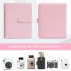128 Pockets Mini Photo Album for Fujifilm Instax Mini Camera, Polaroid Snap, Z2300, SocialMatic Instant Cameras & Zip Instant Printer (Pink) view 2