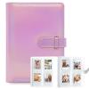 128 Pockets Mini Photo Album for Fujifilm Instax Mini Camera, Polaroid Snap, Z2300, SocialMatic Instant Cameras & Zip Instant Printer (Magic Pink) view 1