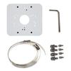 PFA152-E Pole Mount Bracket for Dahua IP and CVI Camera, White, Pack of 1 view 2