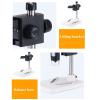 JUIYU Microscope Accessories Kit 1000X Digital Electron Microscope USB Interface Digital Microscope 4.3 Inch Screen Welding Reading Microscope Slides view 3