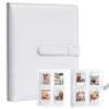128 Pockets Mini Photo Album for 2 x 3 inch Mini Instant Camera Printer Film (White) view 1