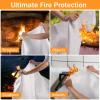 Emergency Fire Blanket for Home Kitchen - KANHIRO Fiberglass Fire Suppression Blanket Great for School, Fireplace, Grill, Car, Office, Warehouse (4 Pack, 39 in X 39 in) view 4