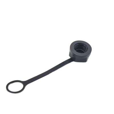 Keisnoaja M12 Connector Dustproof Cap, Black Plastic Sealing Cover, M12 Connector Protection, Industrial/Outdoor Use, Equipment Maintainers