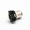 M12 Connector Female 4Pin PCB Mount Right Angle A Code Back Mount Solder type Connector view 3