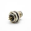 4Pin M12 Connector Male 180 PCB Mount A Coding Back Mount Waterproof Socket view 2