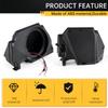 CPOWACE 6.5 inch Speaker Pod Enclosures Kit Compatible with Polaris RZR PRO XP XP4 2020 2021 2022 2023 2024 Accessories Waterproof Speaker Mount Enclosure Panel (2PCS,LH+RH) view 2
