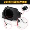 CPOWACE 6.5 inch Speaker Pod Enclosures Kit Compatible with Polaris RZR PRO XP XP4 2020 2021 2022 2023 2024 Accessories Waterproof Speaker Mount Enclosure Panel (2PCS,LH+RH) view 3