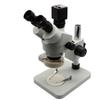 3.5X-90X Simul Focal Industrial Trinocular Stereo Microscope Magnification Continuous Zoom Phone PCB Repair Soldering (Color : 7-45X) view 1