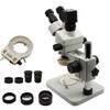 3.5X-90X Simul Focal Industrial Trinocular Stereo Microscope Magnification Continuous Zoom Phone PCB Repair Soldering (Color : 7-45X) view 2