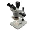 3.5X-90X Simul Focal Industrial Trinocular Stereo Microscope Magnification Continuous Zoom Phone PCB Repair Soldering (Color : 7-45X) view 3