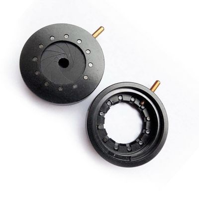 0.5-16mm Aperture Diaphragm Mechanical Iris Camera Microscope Optical Module Parts 12 Diaphragm Blades, 0.5-16mm Optical iris Diaphragm
