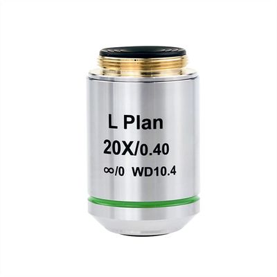 Infinity Plan Phase Contrast Objective Lens for Metallographic Microscope 2.5X 5X 10X 20X 50X 100X Long Working Distance (Color : 20X)