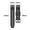 BabyValley Compatible with Amazfit Falcon Replacement Bands, Silicone Adjustable Sport Replacement Bands Straps Wristbands Bracelet Compatible for Amazfit Falcon Smartwatch (ArmyGreen/black) view 3