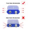 MrHugoo White Lens Tube 3.5X Optical Glass Binocular Loupes with LED Head Light Lamp 5W, Carrying Aluminum Case (Blue) view 3