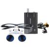 MrHugoo White Lens Tube 3.5X Optical Glass Binocular Loupes with LED Head Light Lamp 5W, Carrying Aluminum Case (Black) view 3