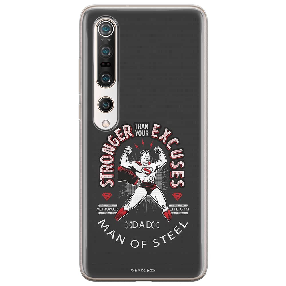 ERT GROUP Case for Xiaomi MI 10 / MI 10 Pro Original and Official DC Licensed Superman 025 Design Adapted to The Shape of The Mobile Phone, TPU Case