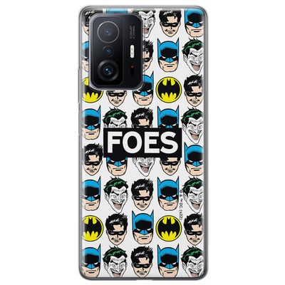 ERT GROUP Mobile Phone Case for Xiaomi 11T 5G / 11T Pro 5G Original and Official DC Licensed with Batman 078 Design, Adapted to The Shape of The Mobile Phone, Partially Transparent