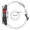 2 Pack Bands Compatible with Amazfit Falcon Replacement Bands, Silicone Adjustable Sport Replacement Bands Straps Wristbands Bracelet Compatible for Amazfit Falcon Smartwatch (white+black) view 2