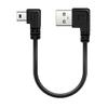 YSJJZRL Mini USB Cable Double Right Angle for Canon PowerShot/Rebel/EOS/DSLR/ELPH,Dash Cam,SatNav,Car,Camera,USB Mini-B Charger Cord Data Sync Charging Adapter (Left to Left,0.25M) view 1