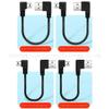 YSJJZRL Mini USB Cable Double Right Angle for Canon PowerShot/Rebel/EOS/DSLR/ELPH,Dash Cam,SatNav,Car,Camera,USB Mini-B Charger Cord Data Sync Charging Adapter (Left to Left,0.25M) view 3