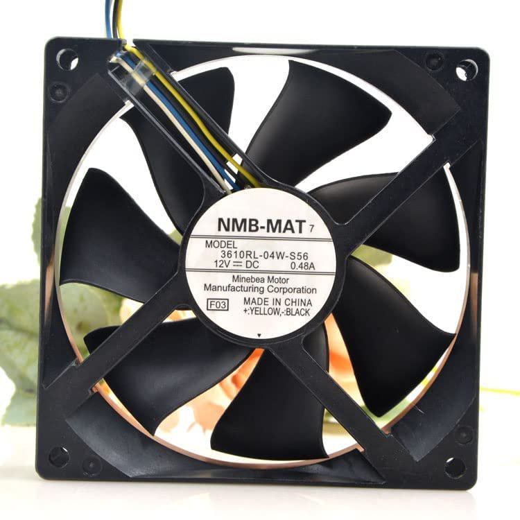 3610RL-04W-S56 Fan DC12V Fan 0.48A 9225mm Fan