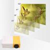 Mini Projector, 1080P HD Portable Projector, Home Theater Movie Projector, Smart Home Projector Compatible with HDMI USB AV Laptop Smartphone view 4