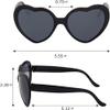 Heart effect diffraction glasses- See hearts! view 3