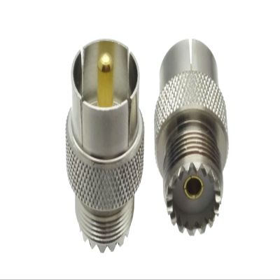 Artemisia 1pce Adapter UHF/Mini UHF to UHF PL259 SO239 / BNC/Mini UHF/SMA Male Plug & Female Jack RF Coaxial Connector Compatible with Radio (Color : Type 17-1pcs)