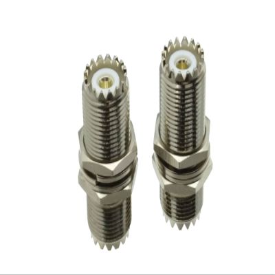 Artemisia 1pce Adapter UHF/Mini UHF to UHF PL259 SO239 / BNC/Mini UHF/SMA Male Plug & Female Jack RF Coaxial Connector Compatible with Radio (Color : Type 12-1pcs)
