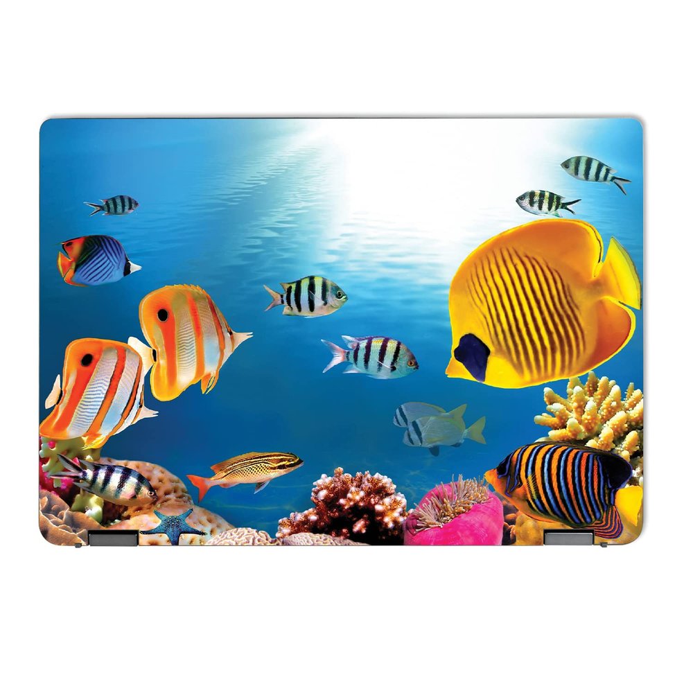 MightySkins Skin Compatible with Lenovo IdeaPad Flex 5 16" (2022) Full Wrap Kit - Tropical Life | Protective, Durable, and Unique Vinyl Decal wrap Cover | Easy to Apply | Made in The USA