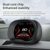 Car HUD, Multifunctional Vehicle OBD Gauge Display, 3.0in Color LCD HUD Digital Speedometer for OBD2 Model Gasoline Vehicles view 2