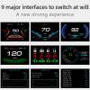 Car HUD, Multifunctional Vehicle OBD Gauge Display, 3.0in Color LCD HUD Digital Speedometer for OBD2 Model Gasoline Vehicles view 4