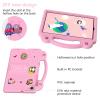 BLCshine Cute Kids Case for Lenovo Tab M10 Plus 10.3 (2nd Gen) / M10 HD 2nd Gen / K10 10.3, Durable Shockproof EVA Protective Case with Handle & Kickstand & Shoulder Strap & DIY Cartoon Pattern - Pink view 4