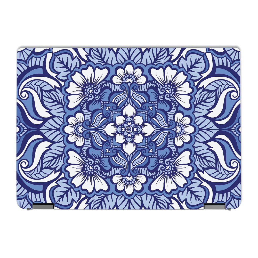 MightySkins Skin Compatible with Lenovo IdeaPad Flex 5 14" (2022) Full Wrap Kit - Flower Mandala | Protective, Durable, and Unique Vinyl Decal wrap Cover | Easy to Apply | Made in The USA