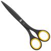 ALLEX Non-Stick Black Office Scissors 6.5" - Japanese All-Purpose Scissors for Desk, Home, and School Use, All-Metal Japanese Stainless Steel Design - Yellow - Made in Japan view 1