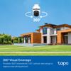 Tapo 1080P Outdoor Wired Pan/Tilt Security Wi-Fi Camera, 360 View, Motion Tracking, Works with Alexa & Google Home, Night Vision, Free AI Detection, Cloud & SD Card Storage(up to 512GB), Tapo C500 view 4