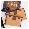 FLIGHT OUTFITTERS Unisex Bush Pilot Logbook Case | Grab-and-Go Canvas Organizer with Leather Closures | Multiple Pockets for Logbook and Accessories | One Loop for Storing a Pen or Stylus, Large view 4